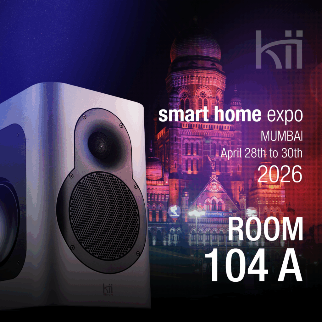 Mumbai, we’re bringing seriously smart sound to Smart Home Expo 2026. Join us in Room 104A and experience Kii in person, where precision engineering meets pure musical excitement. With our dealer onsite throughout the show, this is the perfect chance to hear the magic for yourself, ask questions, and discover how beautifully high-performance audio can fit into modern living. If you’re in India and passionate about great sound, smart spaces, and technology that truly moves you, come by and say hello. Big innovation, bold design, and an unforgettable listen await you. See you in Mumbai.